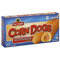 Our Family Corn Dogs Food Product Image