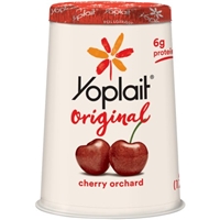 Yoplait Original Low Fat Yogurt Cherry Orchard Packaging Image