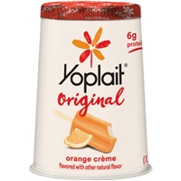 Yoplait Original Low Fat Yogurt Orange Creme