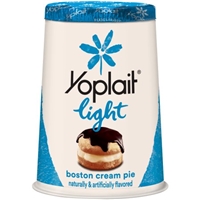 Yoplait Light Fat Free Yogurt  Boston Cream Pie