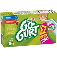 Go-Gurt Berry/Strawberry Portable Low Fat Yogurt Product Image