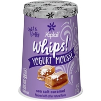 Yoplait Whips! Sea Salt Caramel Yogurt Mousse, 4.0 OZ Product Image