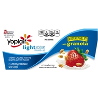Yoplait Light Strawberry with Granola Fat Free Yogurt - 2 PK Food Product Image