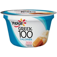 Yoplait Greek 100 Banana Caramel Yogurt Product Image