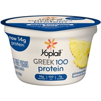 Yoplait Greek 100 Calories Fat Free Yogurt Pineapple Product Image