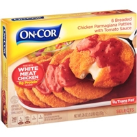 On-Cor Breaded Chicken Parmagiana Patties with Tomato Sauce Family Size - 6 CT Food Product Image