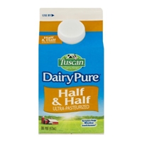 Dairy Pure Half & Half Ultra-Pasteurized Food Product Image
