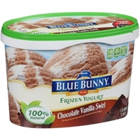 Blue Bunny Chocolate Vanilla Swirl Frozen Yogurt Allergy and Ingredient ...