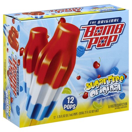 Bomb Pop The Original Sugar Free Pops Allergy and Ingredient Information