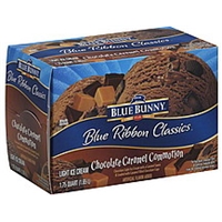Blue Bunny Ice Cream Light, Chocolate Caramel Commotion Food Product Image