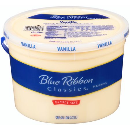 Blue Bunny Vanilla Ice Cream Family Size Food Product Image