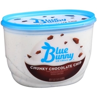 Blue Bunny Chunky Chocolate Chip Ice Cream 48 fl. oz. Food Product Image