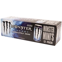 Monster Energy Absolutely Zero Mini's - 12 Ct Product Image
