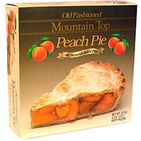 Mountain Top Old Fashioned Peach Pie Food Product Image