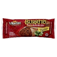 El Monterey Burrito Spicy Red Hot Beef & Bean Food Product Image