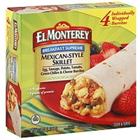 El Monterey Signature Burritos Egg, Sausage, Cheese & Potato - 4 CT Product Image