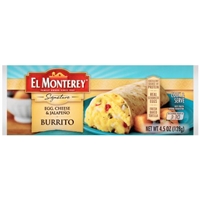 El Monterey Burrito Egg, Cheese & Jalapeno Food Product Image