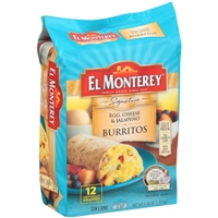 El Monterey Burritos Breakfast Supreme Jalapeno Egg & Cheese Product Image