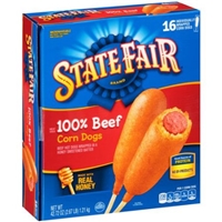 State Fair Corn Dogs 100% Beef Food Product Image