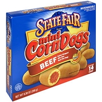 State Fair Mini Corn Dogs Beef Food Product Image
