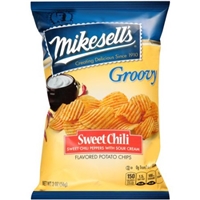 Mike-Sell's Potato Chips Groovy Sweet Chili Flavored Food Product Image