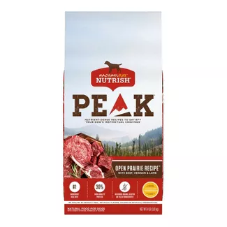 Rachael Ray Nutrish Peak Open Range Recipe with Beef Venison & Lamb Dog Food Product Image