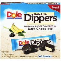 Dole Banana Slices Banana Dippers Food Product Image