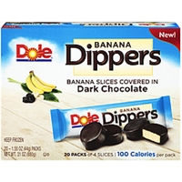 Dole Banana Slices Banana Dippers Food Product Image