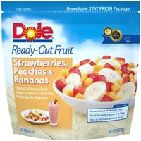 Dole Ready Cut Fruit Strawberries, Peaches & Bananas Product Image