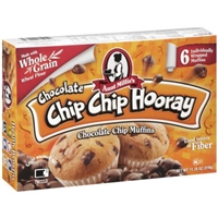 Aunt Millie's Chocolate Chip Chip Hooray Chocolate Chip Muffins, 6ct