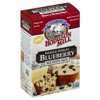 Hodgson Mill Whole Wheat Blueberry Muffin Mix Food Product Image