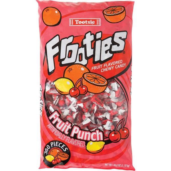 Frooties Chewy Candy Fruit Punch Bag, 360CT Food Product Image