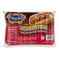 Kunzler Turkey Franks, 30 count, 48 oz