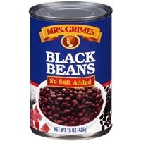 Mrs. Grimes Black Beans No Salt Added Product Image