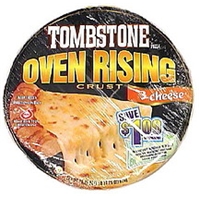 Tombstone Pizza, Oven Rising Crust, 3 Cheese Pizza, Oven Rising Crust, Frozen, 3 Cheese Food Product Image