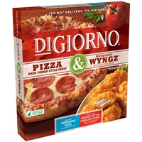 DiGiorno Pizza & Boneless Wyngz Pepperoni Pizza/Buffalo Style Wyngz Food Product Image