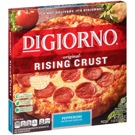 DiGiorno Rising Crust Pepperoni Pizza Food Product Image