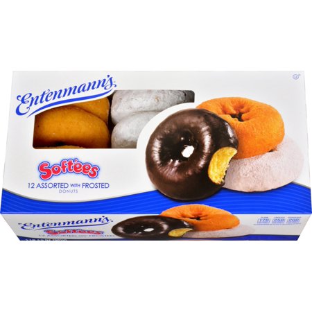Entenmann's Soft'ees Assorted with Frosted Donuts Family Pack - 12 CT