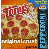Tony's Original Crust Pepperoni Pizza Food Product Image