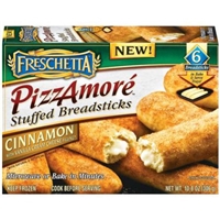 Freschetta Stuffed Breadsticks Pizzamore Cinnamon W/Vanilla Cream Cheese Filling