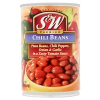 S&W Chili Beans Food Product Image