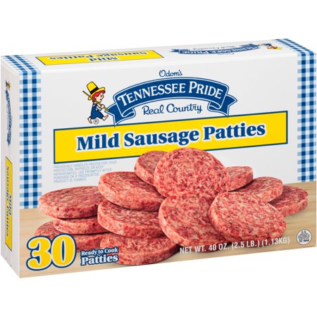 Odom's Tennessee Pride Mild Sausage Patties - 30 CT Food Product Image