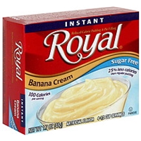 Royal Reduced Calorie Pudding & Pie Filling Sugar Free, Banana Cream Product Image