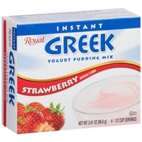 Royal Instant Strawberry Greek Yogurt Pudding Product Image