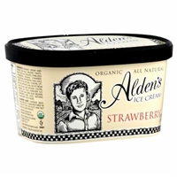 Alden's Organic Strawberry Ice Cream Product Image