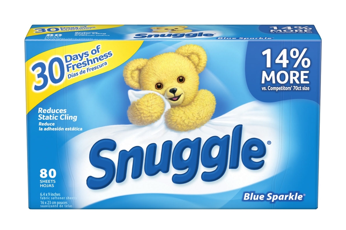 Snuggle Non-Concentrate Fabric Softener Blue Sparkle Allergy And ...