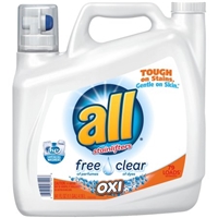 Free Clear Oxi Laundry Detergent Food Product Image