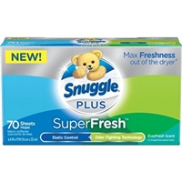 Snuggle Plus SuperFresh Fabric Softener Sheets EverFresh Scent - 70 CT Food Product Image