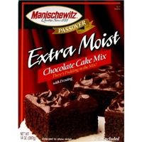 Manischewitz Extra Moist Chocolate Cake Mix with Frosting Food Product Image