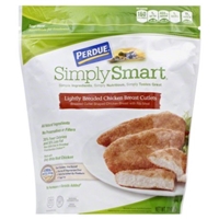 Perdue Simply Smart Organics Lightly Breaded Chicken Breast Cutlets - 18oz Product Image